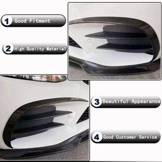 Nástavce (lip spoiler) předního nárazníku (pro SD AMG-Line 2015-2019, karbon) fotografie 3