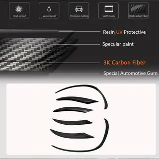 Nástavce (lip spoiler) předního nárazníku (pro SD AMG-Line 2015-2019, karbon) fotografie 4