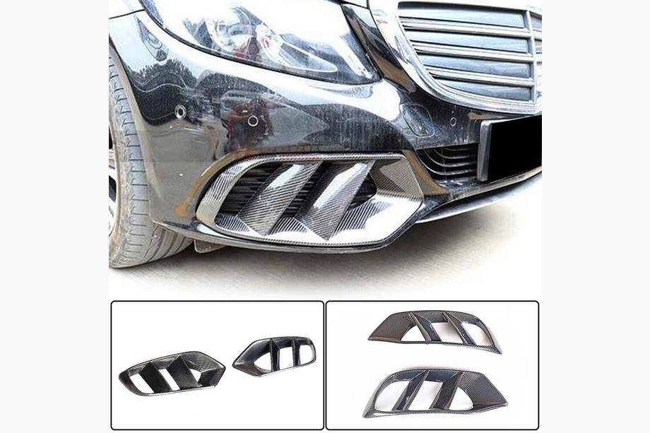 Mercedes C-Class W205 2014–2021 Kryty mlhovek (pro SD Base 2015-2019, karbon) Fotografie 1