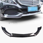 Mercedes C-Class W205 2014–2021 Karbonový kryt předního nárazníku Lip V1 (pro SD Base 2019-2021) fotografie 1