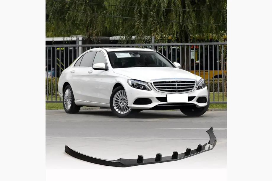 Mercedes C-Class W205 2014–2021 Karbonový přední lip na nárazník Lip V2 (pro SD Base 2019-2021) Image