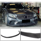 Mercedes C-Class W205 2014–2021 Karbonový přední lip na nárazník (2019-2021, karbon) fotografie 1