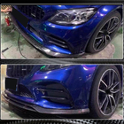 Mercedes C-Class W205 2014–2021 Karbonový přední lip spoiler V1 pro C43 AMG 2019-2021 fotografie 5