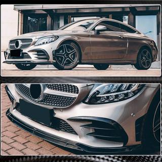 Karbonový přední lip spoiler V1 pro C43 AMG 2019-2021 fotografie 4