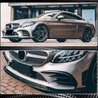 Karbonový přední lip spoiler V1 pro C43 AMG 2019-2021 fotografie 4
