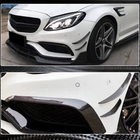 Mercedes C-Class W205 2014–2021 Karbonové nástavce na přední nárazník (pro C63 AMG 2015-2019) fotografie 4