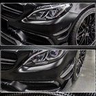 Mercedes C-Class W205 2014–2021 Karbonové nástavce na přední nárazník (pro C63 AMG 2015-2019) fotografie 5