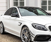 Mercedes C-Class W205 2014–2021 Karbonové kryty předních blatníků (pro kupé/kabriolet C63 AMG 2015-2019) fotografie 7