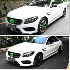 Mercedes C-Class W205 2014–2021 Karbonové kryty předních blatníků (pro kupé/kabriolet C63 AMG 2015-2019) fotografie 8