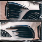 Mercedes C-Class W205 2014–2021 Karbonové nástavce na přední nárazník V1 (pro C43 AMG 2019-2021, karbon) fotografie 5