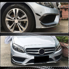 Mercedes C-Class W205 2014–2021 Karbonové nástavce předního nárazníku (pro C43 AMG 2015-2019) fotografie 4