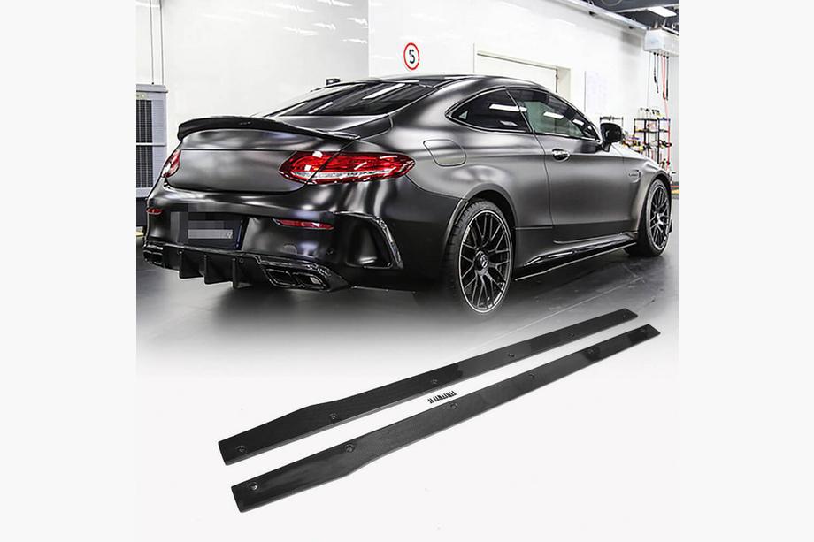 Mercedes C-Class W205 2014–2021 Boční prahy V3 (pro C43/C63 AMG 2015-2019, plast) Image