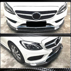 Mercedes C-Class W205 2014–2021 Karbonový přední spoiler (lip) V3 pro C43 AMG 2015-2019 fotografie 3