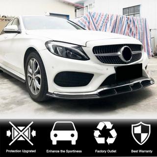 Karbonový přední spoiler (lip) V3 pro C43 AMG 2015-2019 fotografie 2