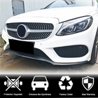 Mercedes C-Class W205 2014–2021 Karbonový přední lip nástavec nárazníku Lip V4 (pro C43 AMG 2015-2019) fotografie 2