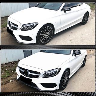 Karbonový přední lip nástavec nárazníku Lip V4 (pro C43 AMG 2015-2019) fotografie 3