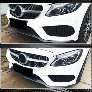 Karbonový přední lip nástavec nárazníku Lip V4 (pro C43 AMG 2015-2019) fotografie 4