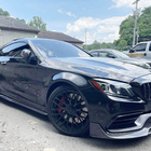 Mercedes C-Class W205 2014–2021 Boční prahy V4 (pro C43/C63 AMG 2015-2019, karbon) fotografie 3