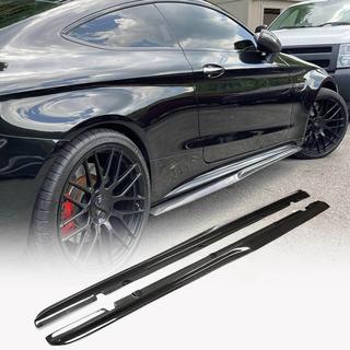 Boční prahy V4 (pro C43/C63 AMG 2015-2019, karbon) fotografie 1