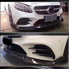 Mercedes C-Class W205 2014–2021 Karbonový lip spoiler na přední nárazník Lip V3 (pro C43 AMG 2019-2021) fotografie 2