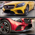Mercedes C-Class W205 2014–2021 Karbonový lip spoiler na přední nárazník Lip V3 (pro C43 AMG 2019-2021) fotografie 4