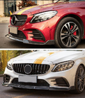 Mercedes C-Class W205 2014–2021 Karbonový lip spoiler na přední nárazník Lip V3 (pro C43 AMG 2019-2021) fotografie 5