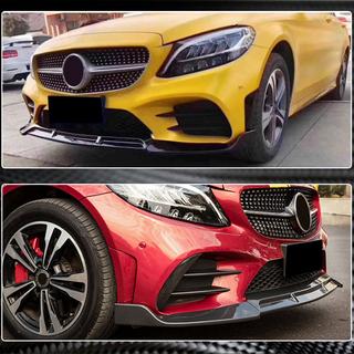 Karbonový lip spoiler na přední nárazník Lip V3 (pro C43 AMG 2019-2021) fotografie 4