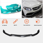 Mercedes C-Class W205 2014–2021 Karbonový nástavec na přední nárazník Lip V2 (pro SD C63 AMG 2015-2019) fotografie 2