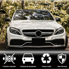 Mercedes C-Class W205 2014–2021 Karbonový nástavec na přední nárazník Lip V2 (pro SD C63 AMG 2015-2019) fotografie 3