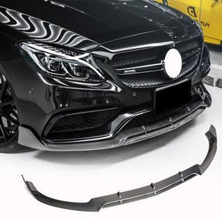 Přední lip spoiler na nárazník Lip V4 (pro SD C63 AMG 2015-2019, karbon) fotografie 1