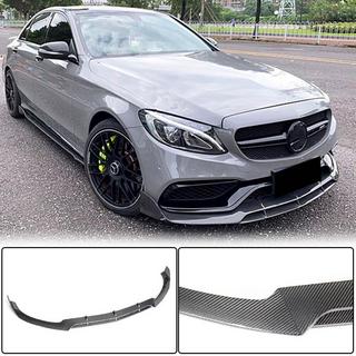 Přední lip spoiler na nárazník Lip V4 (pro SD C63 AMG 2015-2019, karbon) fotografie 2