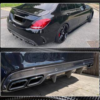 Difuzor zadního nárazníku (pro SD C43/C63 AMG 2015-2019, karbon) fotografie 4