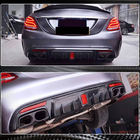 Mercedes C-Class W205 2014–2021 Difuzor zadního nárazníku V1 (pro SD C43/C63 AMG 2015-2019, karbon) fotografie 3
