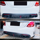 Mercedes C-Class W205 2014–2021 Difuzor zadního nárazníku V1 (pro SD C43/C63 AMG 2015-2019, karbon) fotografie 4