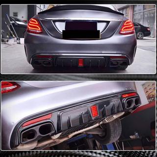 Difuzor zadního nárazníku V2 (pro SD C43/C63 AMG 2015-2019, karbon) fotografie 1