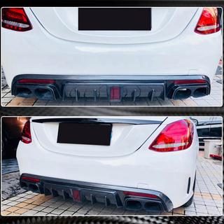 Difuzor zadního nárazníku V2 (pro SD C43/C63 AMG 2015-2019, karbon) fotografie 4