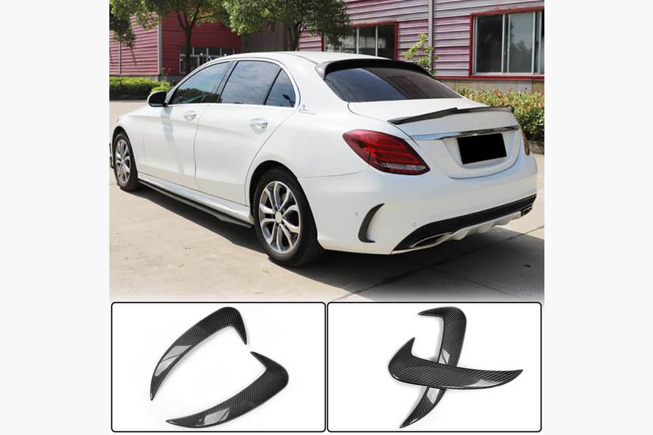 Mercedes C-Class W205 2014–2021 Karbonové nástavce na zadní nárazník (pro SD C43/C63 AMG 2015-2019) Image