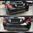 Mercedes C-Class W205 2014–2021 Difuzor zadního nárazníku V3 (pro SD C43/C63 AMG 2015-2019, karbon) fotografie 3