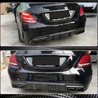 Difuzor zadního nárazníku V3 (pro SD C43/C63 AMG 2015-2019, karbon) fotografie 3