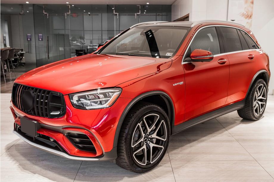 Mercedes GLC X253 2015–2022 Přední maska chladiče Rocket (pro GLC 43 AMG/GLC 63 AMG/AMG-Line 2019-2022) Fotografie 9