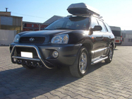 Hyundai Santa Fe 1 2000–2006 Přední ochranný rám (bull bar) WT003 (nerez) fotografie 1