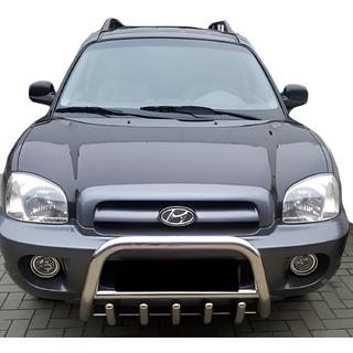 Přední ochranný rám (bull bar) WT003 (nerez) Hyundai Santa Fe 1 2000–2006 fotografie 2