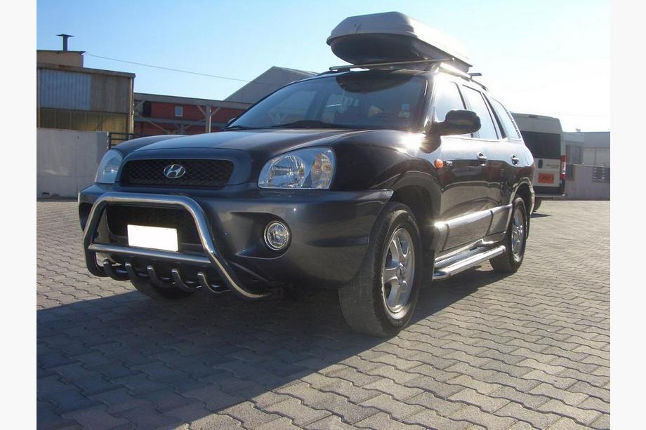 Hyundai Santa Fe 1 2000–2006 Přední ochranný rám (bull bar) WT003 (nerez) Image