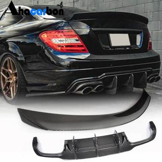 Spoiler zadního nárazníku s difuzorem (pro C63 AMG 2012-2014, karbon) fotografie 1