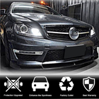 Mercedes C-class W204 2007–2015 Karbonový nástavec na přední nárazník Lip V1 (pro AMG 2012-2014) fotografie 2