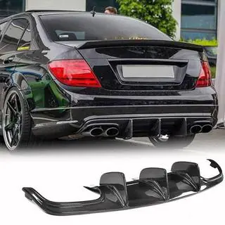 Difuzor zadního nárazníku V1 (pro AMG SD 2008-2011, karbon) fotografie 1