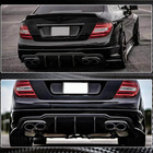 Mercedes C-class W204 2007–2015 Difuzor zadního nárazníku V2 (pro AMG SD/Coupe 2012-2014, karbon) fotografie 4