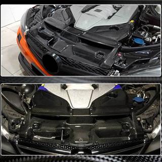Těleso systému studeného sání vzduchu s krytem (pro C63 AMG 2012-2014, suchý karbon) fotografie 3