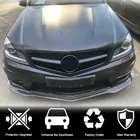 Mercedes C-class W204 2007–2015 Karbonový přední lip V3 na přední nárazník (pro AMG 2012-2014) fotografie 2