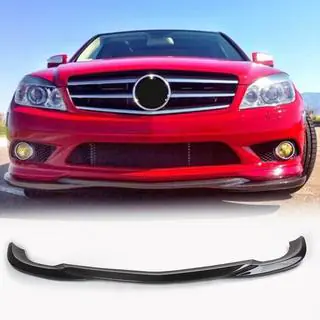 Přední lip spoiler na nárazník Lip (pro AMG-Line 2008-2011, karbon) fotografie 1